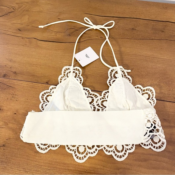 Urban Outfitters Out From Under Lace Bralette Ivory Size Small New W/ Flaws - Picture 2 of 12